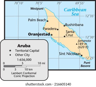 Aruba Territory Map