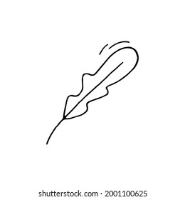 Arugula. Plant leaf. Summer. Vector hand-drawn doodle illustration. Silhouette. Black and white outline. Coloring.