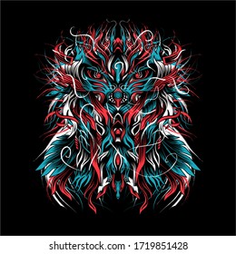 Arumaza monsters vector illustration artwork