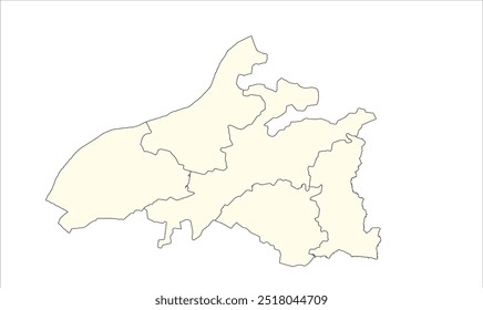 Arwal Distract map blank, Arwal District, Bihar State, Republik Indien, Regierung von Bihar, Indisches Territorium, Ostindien, Politik, Dorf, Tourismus