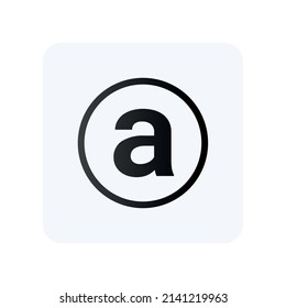 Arweave icon sign - Cryptocurrency logo  - Blockchain - AR Coin svg