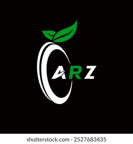 ARZ creative minimalist letter logo. ARZ unique vector initials alphabet letter logo design 