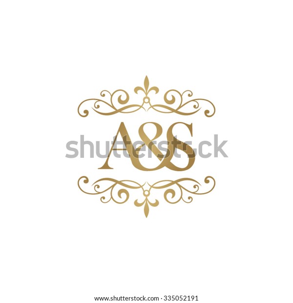 Initial Logo Ornament Ampersand Monogram Logo Stock Vector (Royalty ...