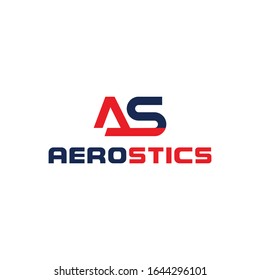 A,S Letter Logo Vector Design Icon Template