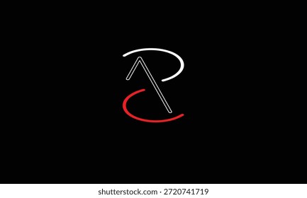AS, SA LETRA ABSTRATA LOGOTIPO MONOGRAMA