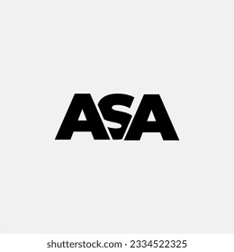 ASA initial letter monogram logo