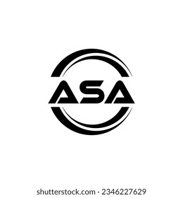 ASA Logo Design, Inspiration for a Unique Identity. Modern Elegance and Creative Design. Watermark Your Success with the Striking this Logo.