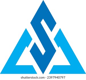 ASA Triangle logo shape ,vector file logo, 