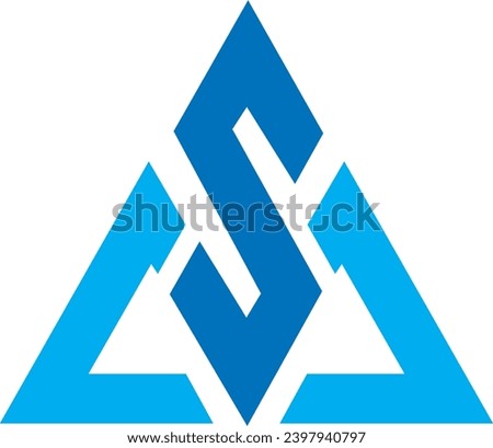 ASA Triangle logo shape ,vector file logo, 