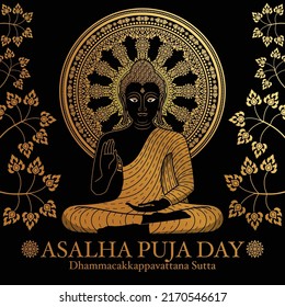 Asalha puja buddha’s first sermon after the lord buddha obtained enlightenment the first turning dhamma wheel dhammacakkappavattana Sutta.