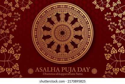 Asalha puja buddha’s first sermon after the lord buddha obtained enlightenment the first turning dhamma wheel dhammacakkappavattana Sutta.