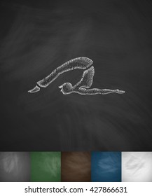 asana icon. Hand drawn vector illustration