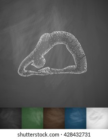 asana icon. Hand drawn vector illustration
