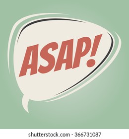 asap retro speech balloon