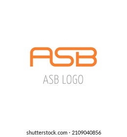 ASB logo with special custom for initial logo