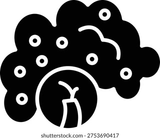 Asbestos Glyph Icon Vector Design