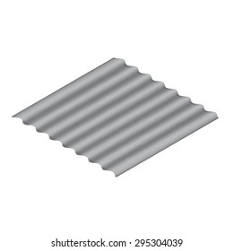 Asbestos roof vector