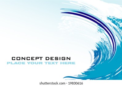 An asbstract Business card template