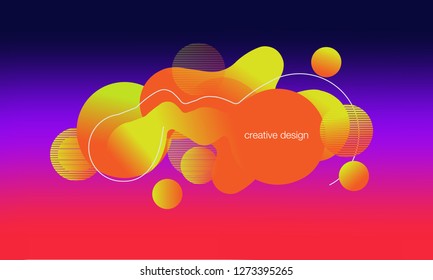 Asbtract background design. Landing page template. Eps10 vector. 
