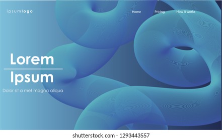 	
Asbtract background design. Landing page template. 