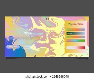 Asbtract background design. Landing page template. Eps10 vector.