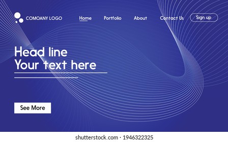 Asbtract background website abstract landing page template