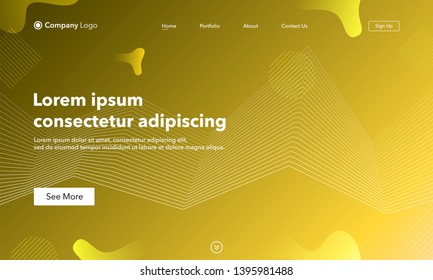 Asbtract background website Landing Page. Template for websites, or apps. Modern design. Abstract vector style.