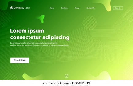 Asbtract background website Landing Page. Template for websites, or apps. Modern design. Abstract vector style.
