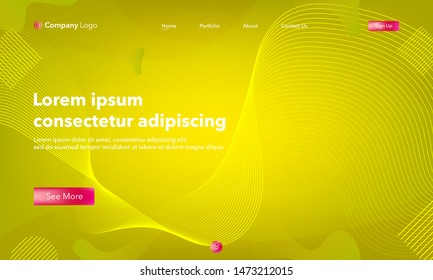 Asbtract background website Landing Page. Template for websites, or apps. Modern design.Blue. Abstract vector style.
