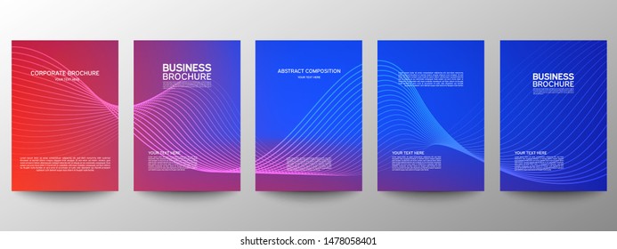 Asbtract background website Landing Page. Template for websites, or apps. Modern design. Abstract vector style.