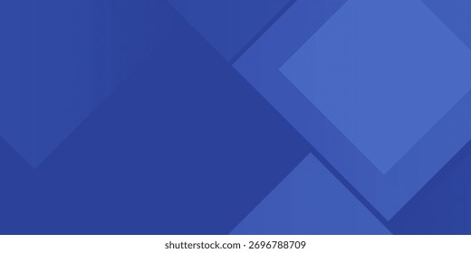 Formas geométricas de degradado azul abstracto sobre fondo azul oscuro. Diseño azul moderno. Color simple. Diseño de Ilustración vectorial.