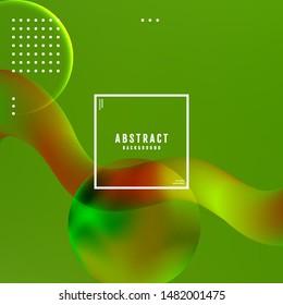 Asbtract Green background design. Green Minimal geometric pattern gradients.