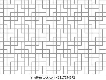 asbtract  line wallpaper seamless pattern, with modern style, use for fashion texture background, ornament fabric vector