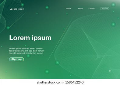 Asbtract Modern design background website Landing Page. Template for websites. Modern design. Abstract vector style.