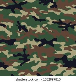 
asbtraction military camouflage seamless vector pattern