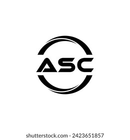 ASC Letter Logo Design, Inspiration for a Unique Identity. Modern Elegance and Creative Design. Watermark Your Success with the Striking this Logo.