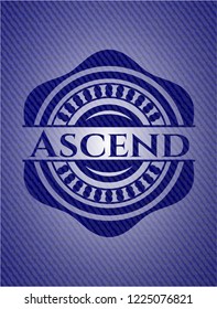 Ascend with denim texture