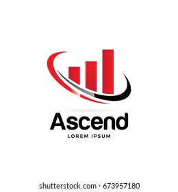 Ascend Logo Business Symbol Icon 