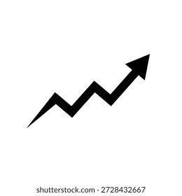 Ascending Arrow: An emblematic depiction of progress, an upward-pointing arrow illustrating the journey toward growth and success.