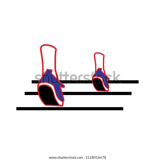 ascending stairs\
icon on transparent\
background