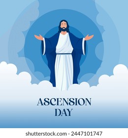 Ascension Day illustration vector background. Vector eps 10