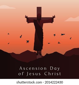 Ascension Day of Jesus Christ Greetings Card.