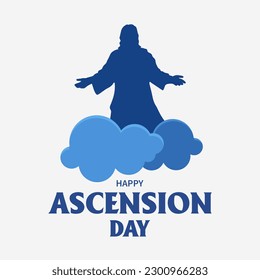 Ascension Day of Jesus Christ. vector, eps.10