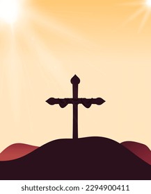 ascension day of jesus vector