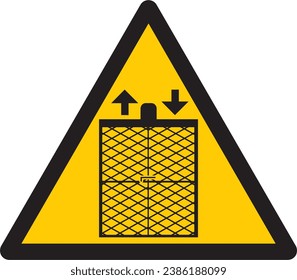 precaución, ascensor solo para carga o mercancia, no ingrese , ascensor, elevador, atención, cautela, ascensor sólo para carga o mercancía, no entrar , ascensor, ascensor, atención