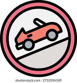 Ascent Vector Icon Design Illustration