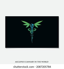 Logo de Asclepius cannaby in the world