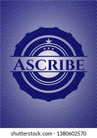 Ascribe jean background