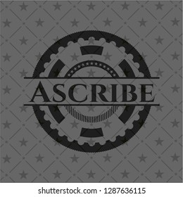 Ascribe realistic black emblem