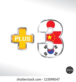 Asean Economic Community Plus Three, AEC, Vector